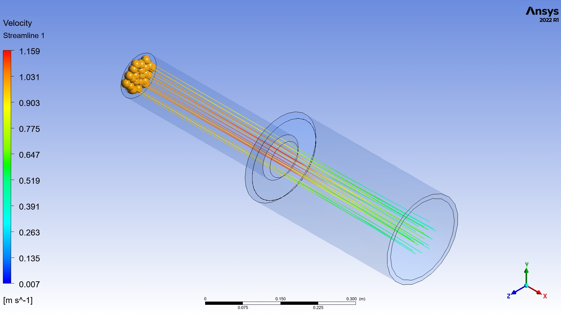 Pipe Flow sudden expansion